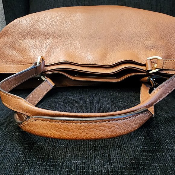 Michael Kors Brown Leather Shoulder Bag - Picture 7 of 12